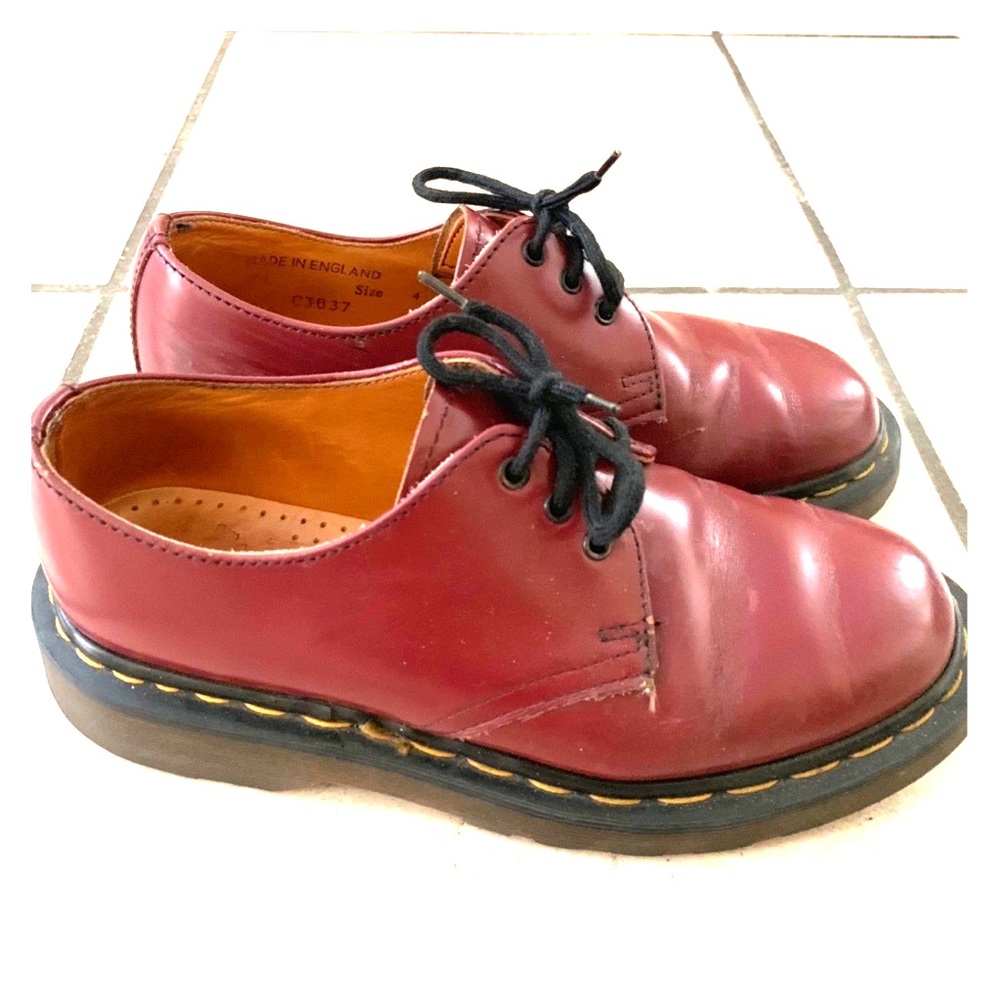 Burgundy 1461 Doc Martens